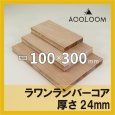 ラワンランバーコア合板 t24mm 300×100mm 四角形カット 【ゆうパケット対応・全国送料一律360円】