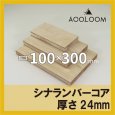 画像1: シナランバーコア合板 t24mm 300×100mm 四角形カット 【ゆうパケット対応・全国送料一律360円】 (1)